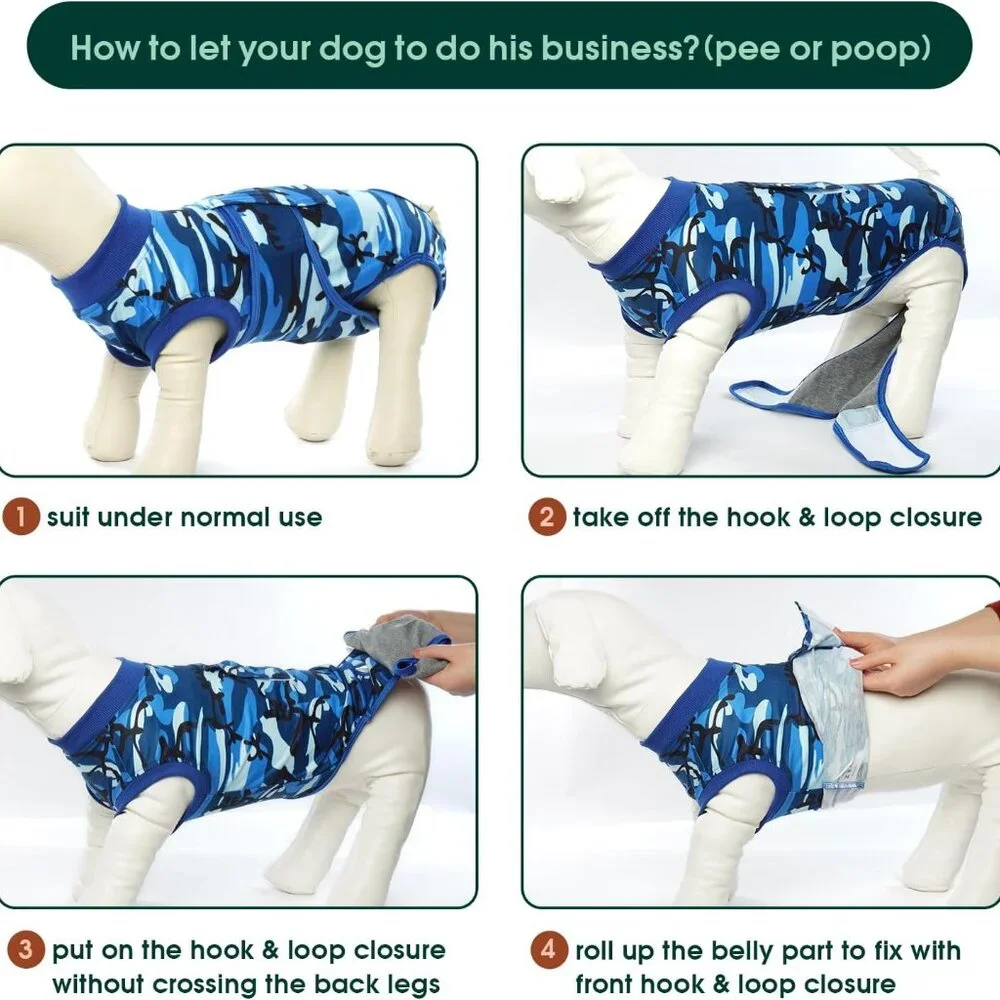 Recovery Suit for Dogs Cats After Surgery